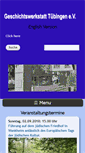 Mobile Screenshot of geschichtswerkstatt-tuebingen.de